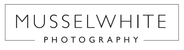black and white text logo