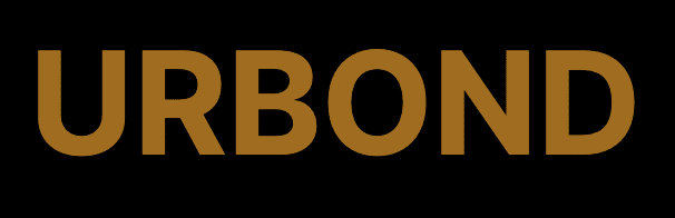 text black and orange logo