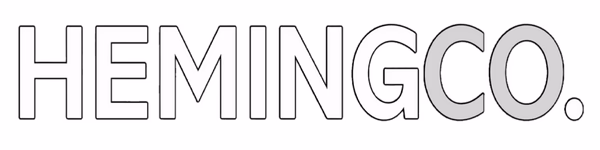 outline text logo